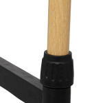 Paris Prix Portant à Vêtements Double En Inox "Woody" 165cm Noir