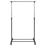 paris prix Portant à Vêtements en Métal "Roulette" 90cm Noir