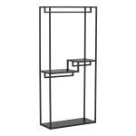 paris prix Portant à Vêtements en Métal "Staal" 188cm Noir