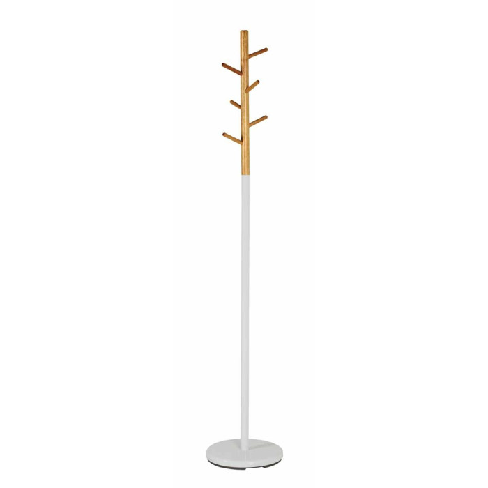 Paris Prix Porte-Manteaux 6 Crochets "Maé" 175cm Blanc