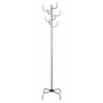 paris prix Porte-Manteaux 8 Crochets "Bazyk" 180cm Argent