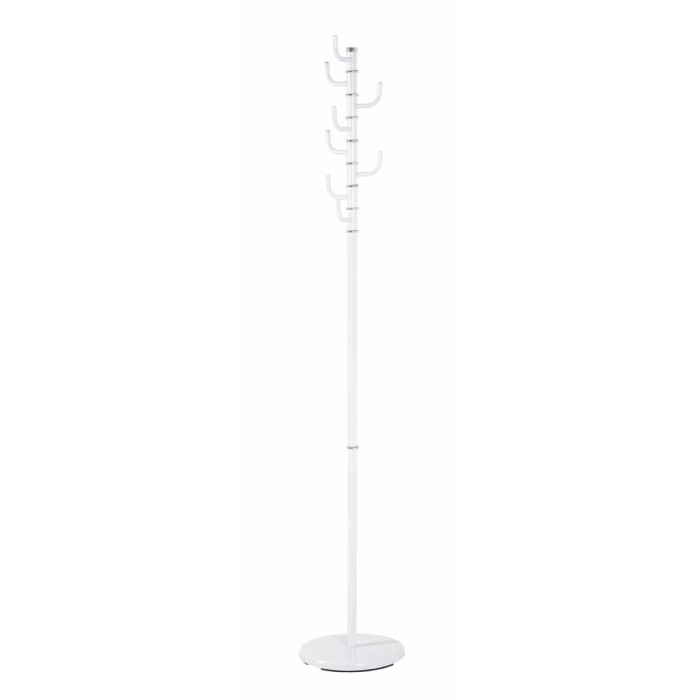 Paris Prix Porte-Manteaux 8 Crochets "Olgo" 170cm Blanc