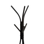 Paris Prix Porte-Manteaux Avec Étagères "Jano" 175cm Noir