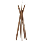Paris Prix Porte-Manteaux En Bois "Noyer" 190cm Marron