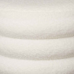 Paris Prix Pouf & Coffre De Rangement "Freya" 43cm Blanc