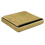 Paris Prix Pouf & Coffre De Rangement "Giulia" 38cm Jaune