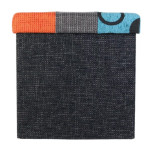 paris prix Pouf & Coffre de Rangement "Patchwork" 38cm Multicolore