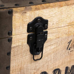 Paris Prix Pouf Coffre De Rangement "Shipment" 49cm Naturel