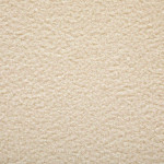 Paris Prix Pouf Coffre Pliable Bouclette "Jaiko" 46cm Ivoire
