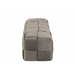 Paris Prix Pouf Design "3 Personnes" 120cm Gris Clair