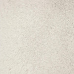 Paris Prix Pouf Imitation Fourrure Pliable "Ezzio" 76cm Blanc