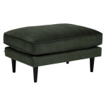 paris prix Pouf Ottoman Velours "Candice" 91cm Vert Kaki