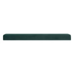 Paris Prix Pouf Pliable En Velours "Tess" 76cm Vert Cèdre