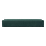 Paris Prix Pouf Pliable En Velours "Tess" 76cm Vert Cèdre