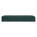Paris Prix Pouf Pliant En Velours "Trend Tess" 38cm Vert Cèdre