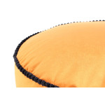 Paris Prix Pouf Rond En Velours "Taj Mahal" 47cm Bronze