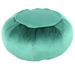 paris prix Pouf Rond en Velours "Taj Mahal" 65cm Vert