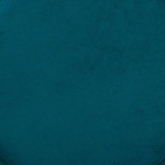 Paris Prix Pouf Velours Design "Sinan" 40cm Bleu Canard