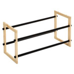 paris prix Range-Chaussures 12 Paires "Extensible" 60cm Noir