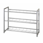 paris prix Range-Chaussures 12 Paires "Plase" 80cm Argent