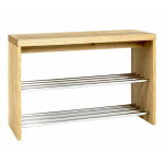 paris prix Range-Chaussures 3 Niveaux "Cassis" 81cm Naturel