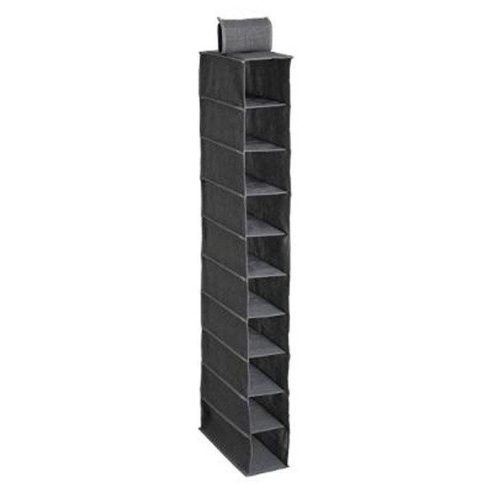 Paris Prix Range-Chaussures "Dressing" 120cm Gris Foncé