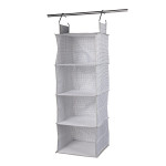 paris prix Rangement 5 Cases à Suspendre "Pliable" 80cm Gris