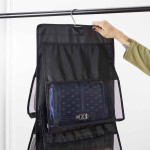 Paris Prix Rangement à Suspendre "6 Sacs à Main" 83cm Noir