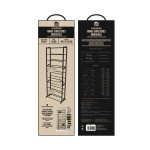 Paris Prix Rangement Chaussures "30 Paires" 140cm Noir