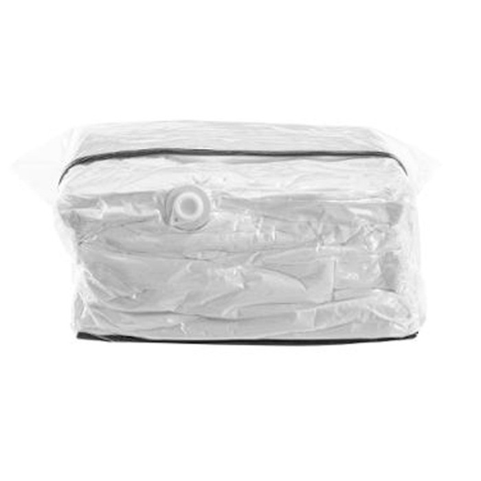 Paris Prix Sac De Rangement Compresseur "Cube" 80cm Transparent