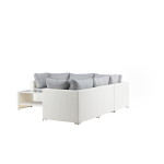 Paris Prix Salon D'Angle De Jardin "Amazona" 249cm Blanc