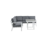 Paris Prix Salon D'Angle De Jardin "Barcelona" 279cm Blanc