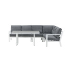 Paris Prix Salon D'Angle De Jardin "Barcelona" 279cm Blanc