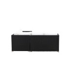 Paris Prix Salon D'Angle De Jardin "Kuba" 180cm Noir & Blanc