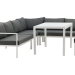 Paris Prix Salon D'Angle De Jardin "Ramos" 294cm Blanc