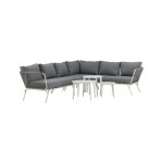 Paris Prix Salon D'Angle De Jardin "Roxo" 283cm Blanc