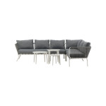 Paris Prix Salon D'Angle De Jardin "Roxo" 283cm Blanc