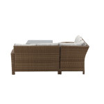 Paris Prix Salon D'Angle De Jardin "Watford" 197cm Naturel