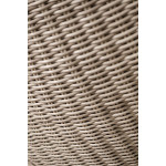 Paris Prix Salon De Jardin 5 Places En Résine Tressée "Isa" 160cm Gris