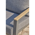 Paris Prix Salon De Jardin 5 Places "Kommos" 175cm Gris Anthracite