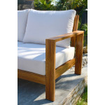 Paris Prix Salon De Jardin D'Angle 5 Places "Majorque" 150cm Marron