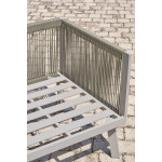 Paris Prix Salon De Jardin D'Angle 7 Places "Manosque" 143cm Gris