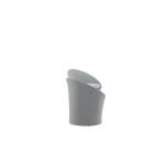 Paris Prix Salon De Jardin Design "Spoga" 73cm Gris & Blanc