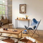 Paris Prix Structure De Fauteuil En Métal "Dario" 92cm Noir