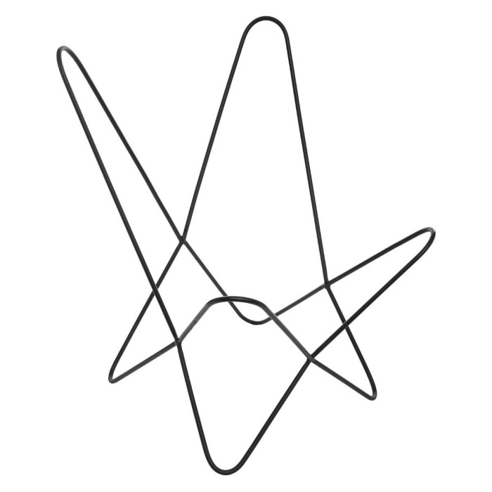 Paris Prix Structure De Fauteuil En Métal "Dario" 92cm Noir