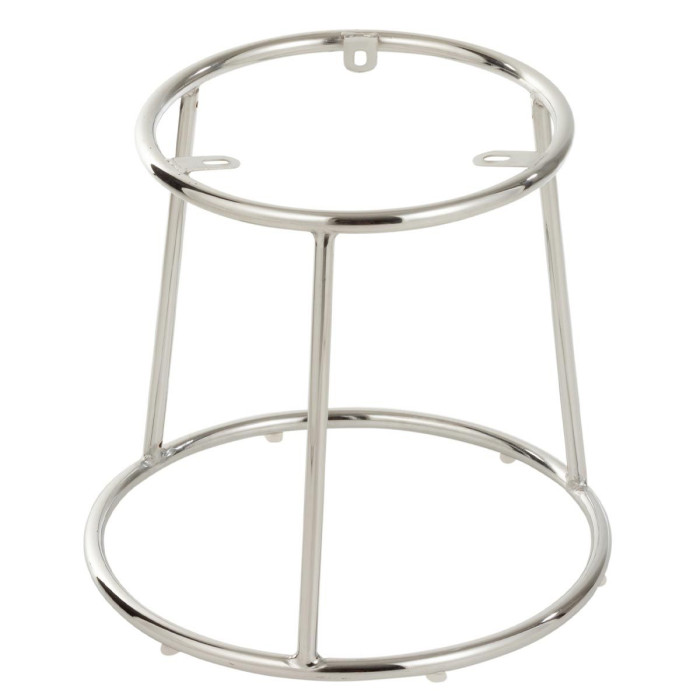 Paris Prix Support Pour Tabouret Métal "Hemera" 39cm Argent