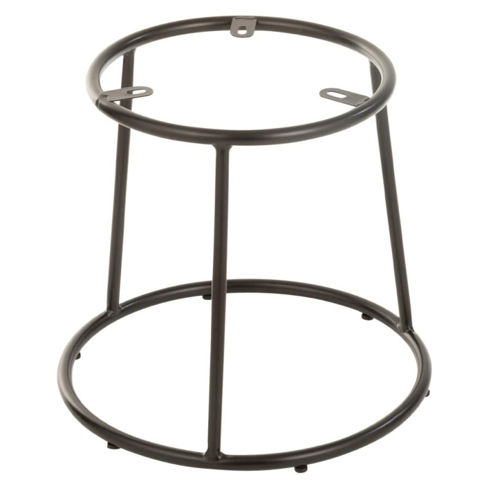 Paris Prix Support Pour Tabouret Métal "Hemera" 39cm Noir