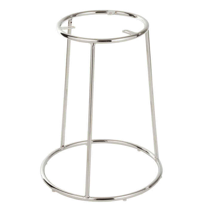 Paris Prix Support Pour Tabouret Métal "Hemera" 55cm Argent