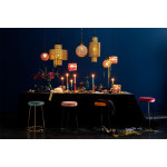 Paris Prix Support Pour Tabouret Métal "Hemera" 55cm Noir