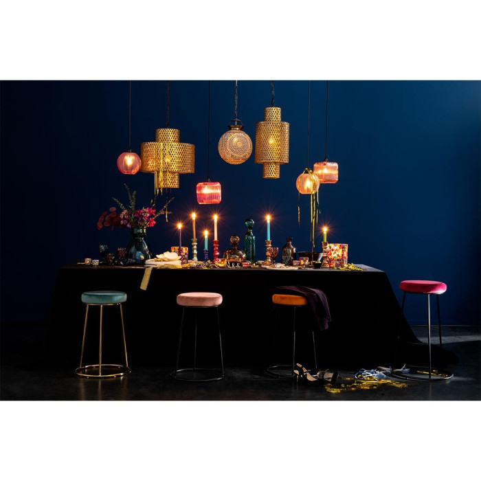Paris Prix Support Pour Tabouret Métal "Hemera" 55cm Noir